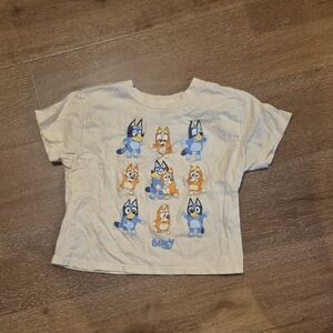 Bluey Kids Short Sleeve Tee - Beige